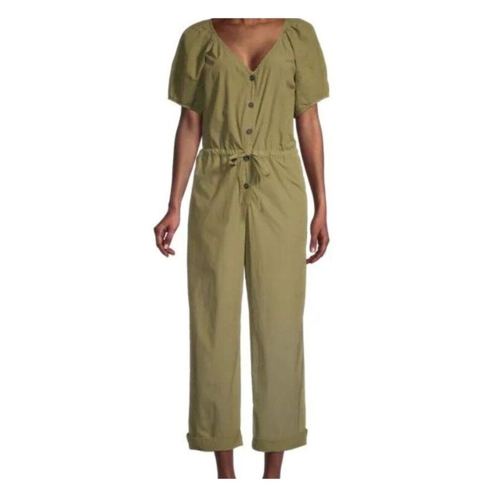 VELVET BY GRAHAM & SPENCER Drucie Cotton Jumpsuit Women's Sz XL - Picture 4 of 10